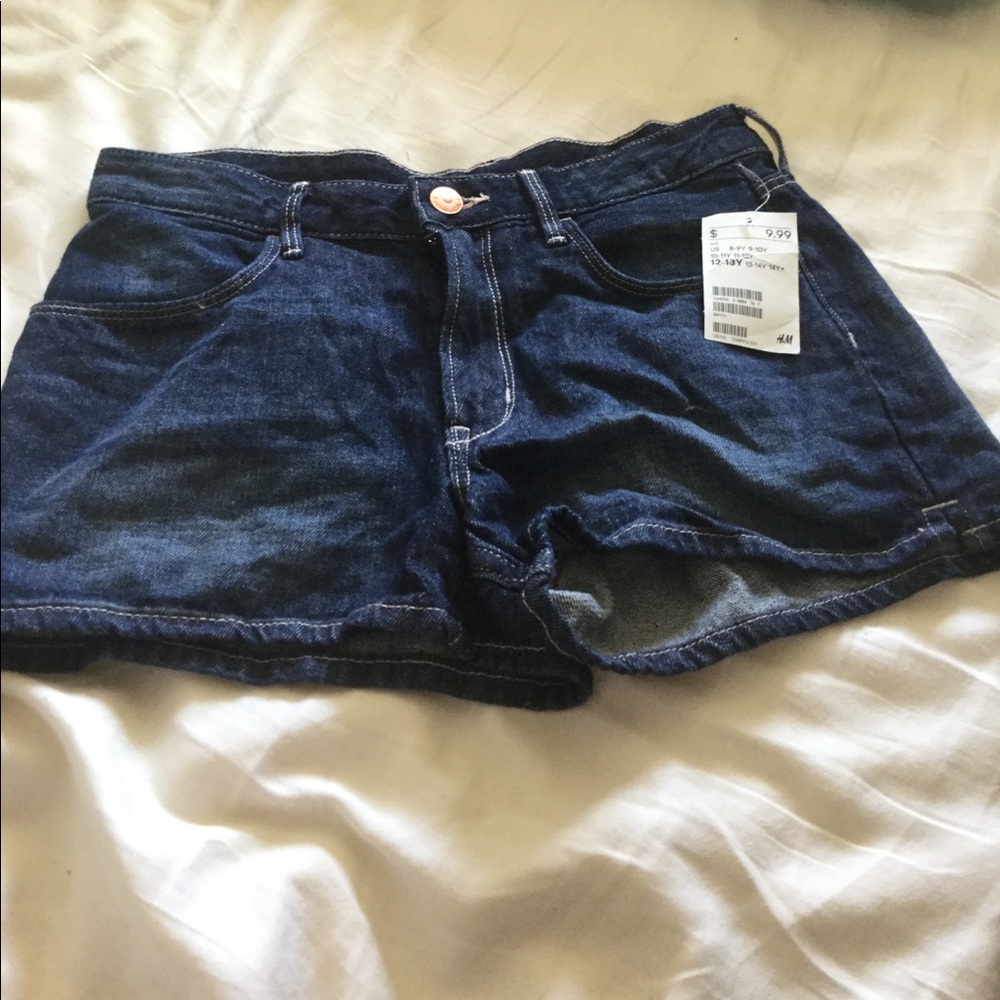 Denim shorts