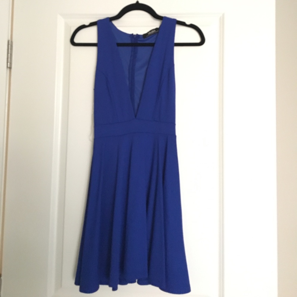 Royal blue dress!