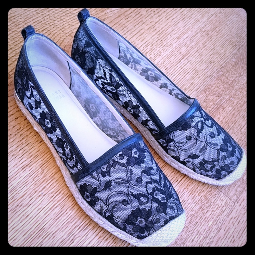 Black Lace Spadrilles