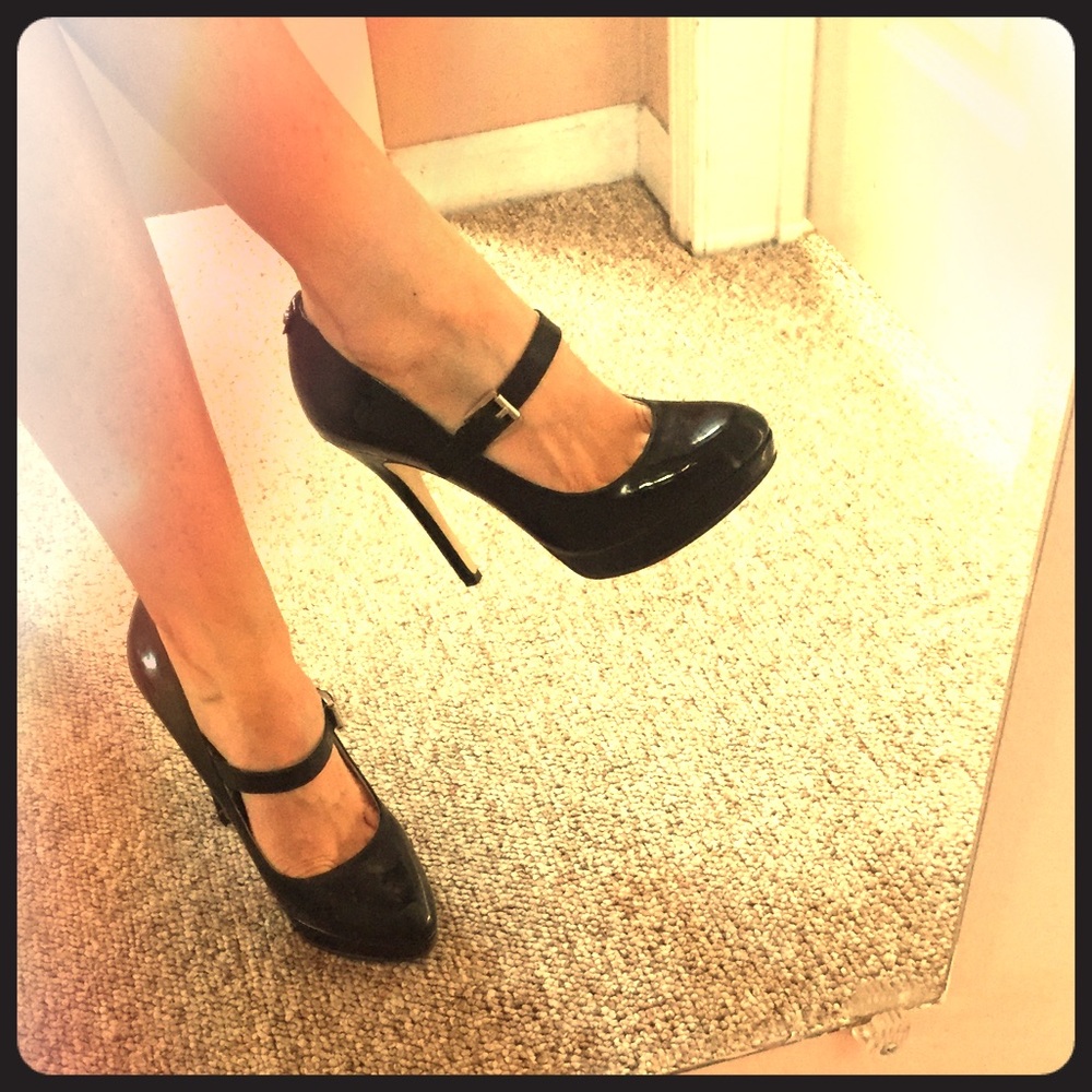 Michael Kors black Mary Jane heels size 8