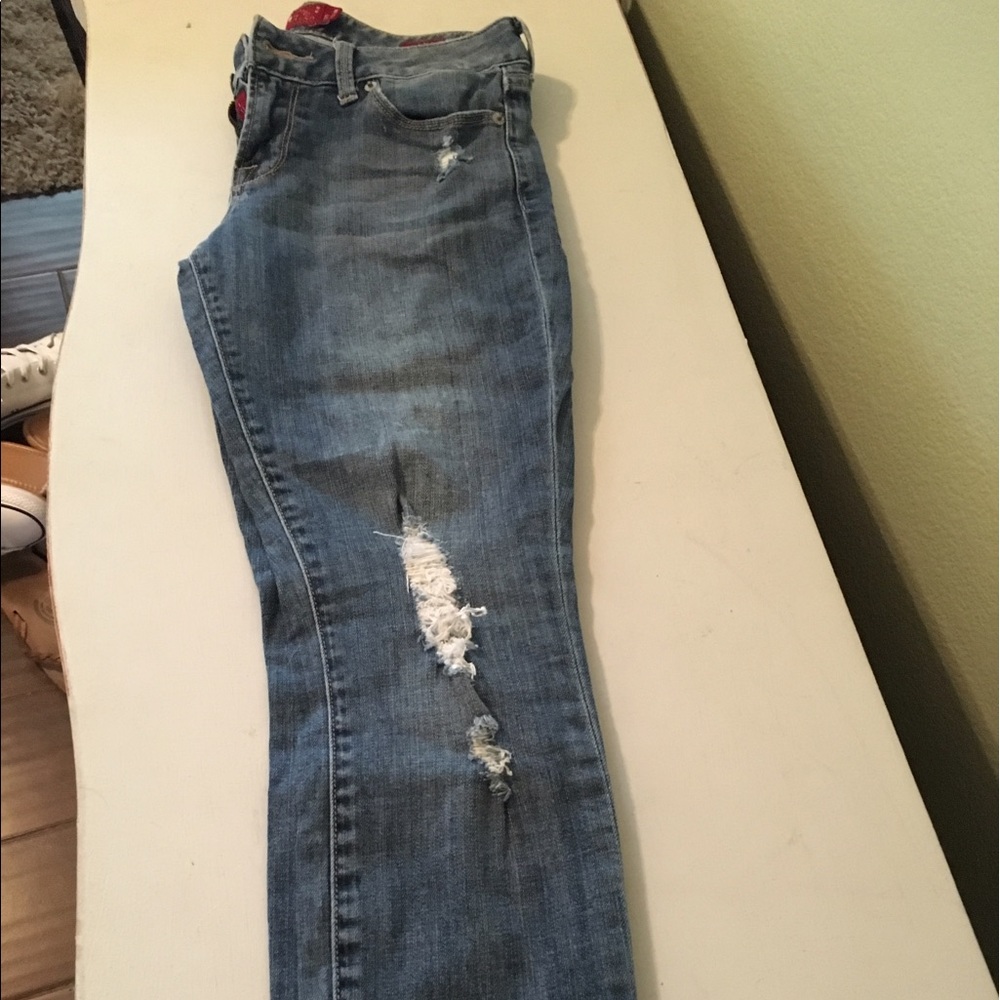 Lucky Brand Leyla Skinny Jeans - distressed minor