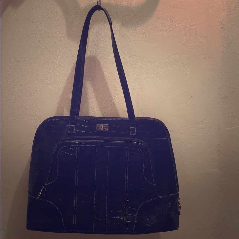 Black laptop bag