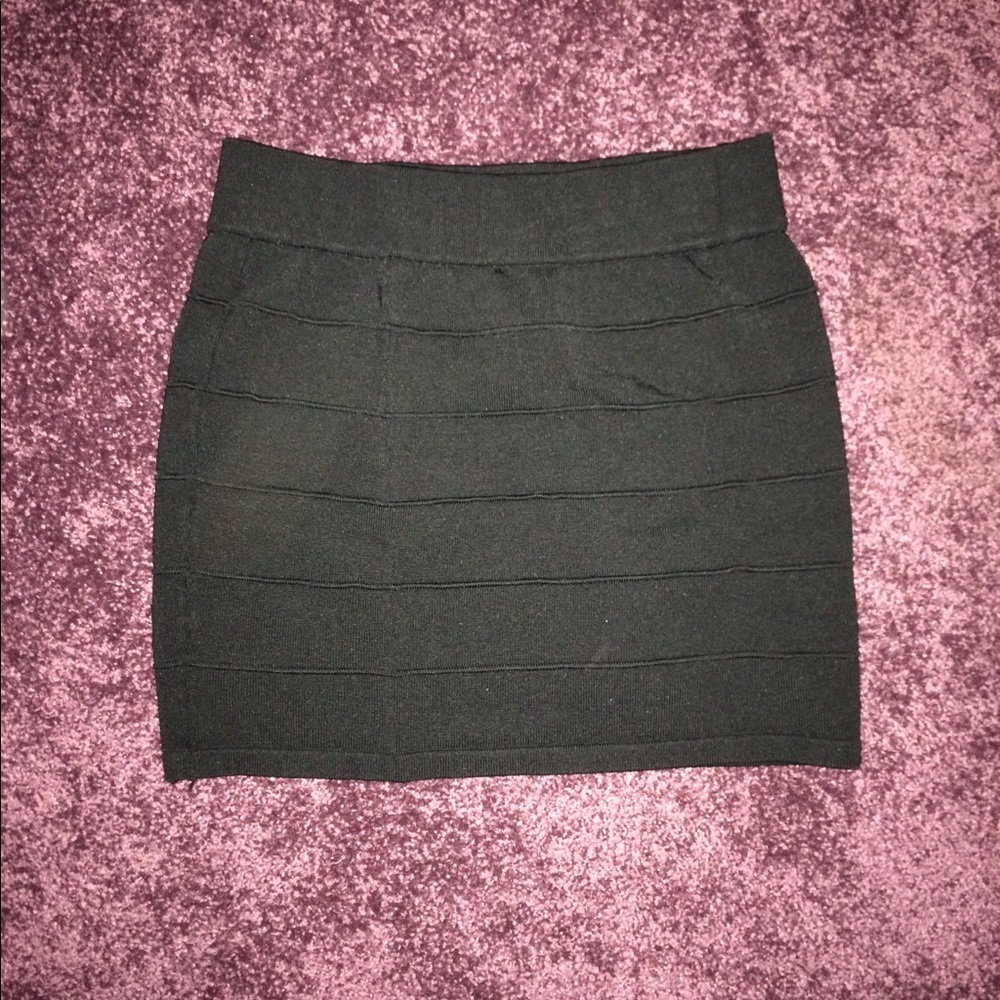 Black pencil skirt.