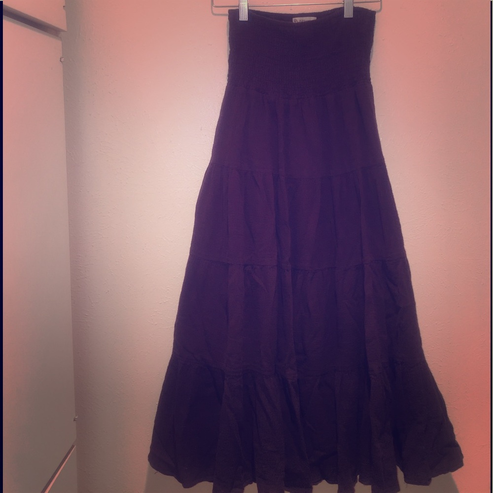 BCBGeneration Strapless Maxi Dress