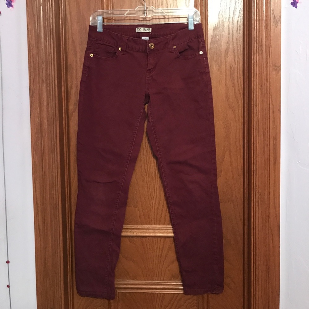 Size 9 Maroon Jeans