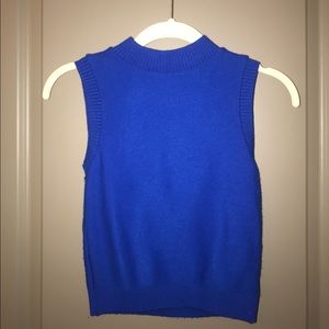 Forever 21 Royal Blue Crop Sweater