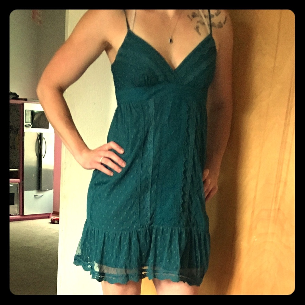 Flying Tomato pretty teal dress!