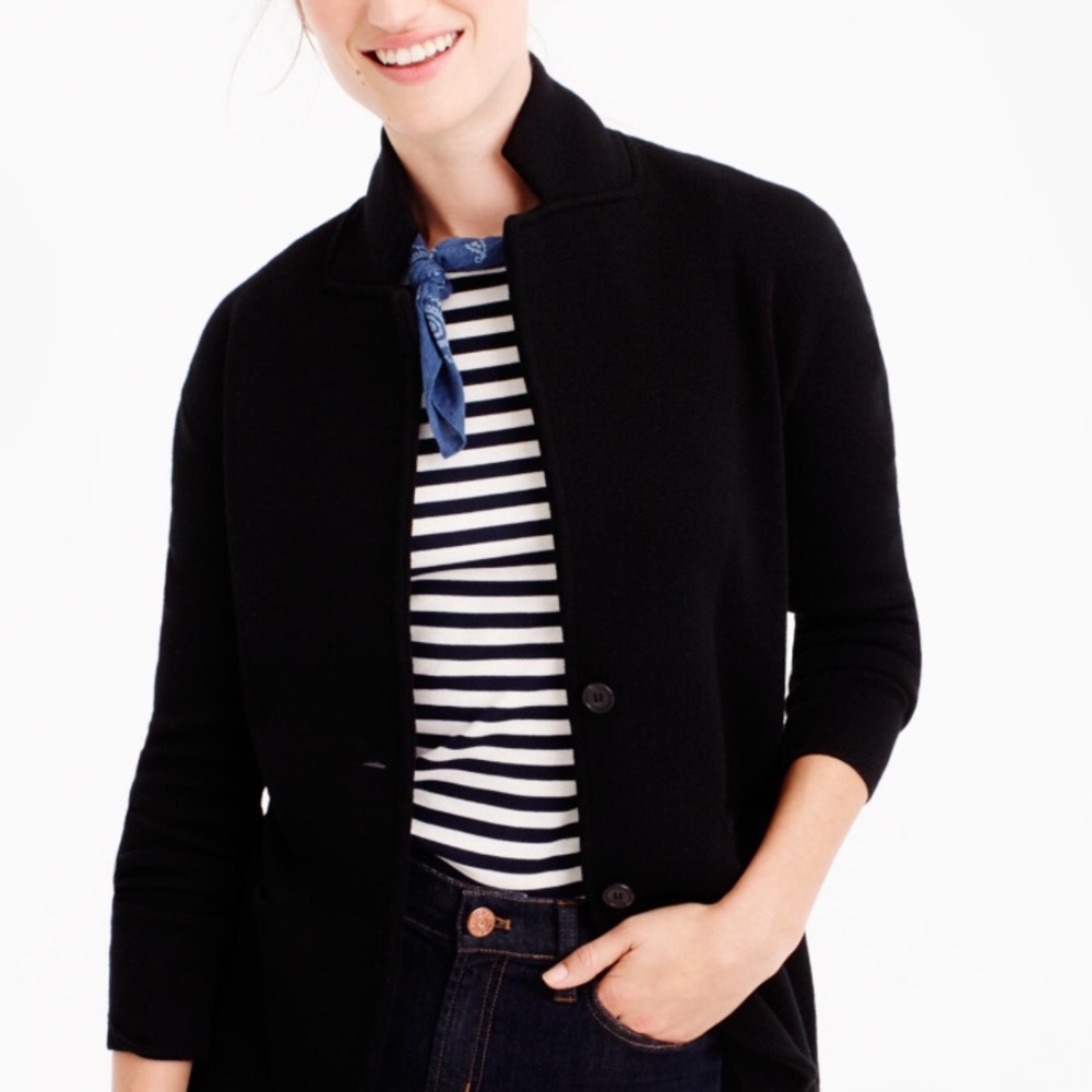 Merino Wool sweater blazer