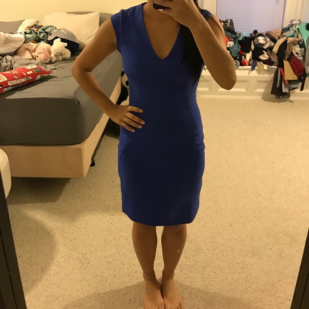 Like new royal blue classy dress