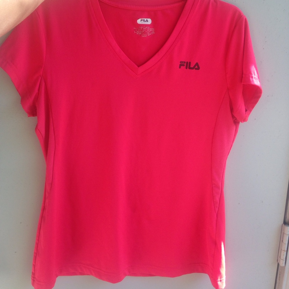 Pink workout t-shirt