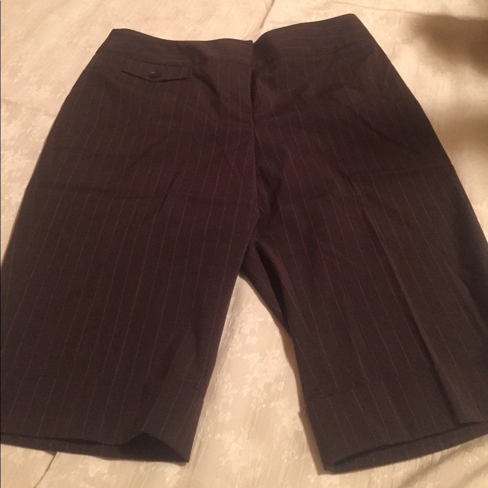 Brown striped dress Capri