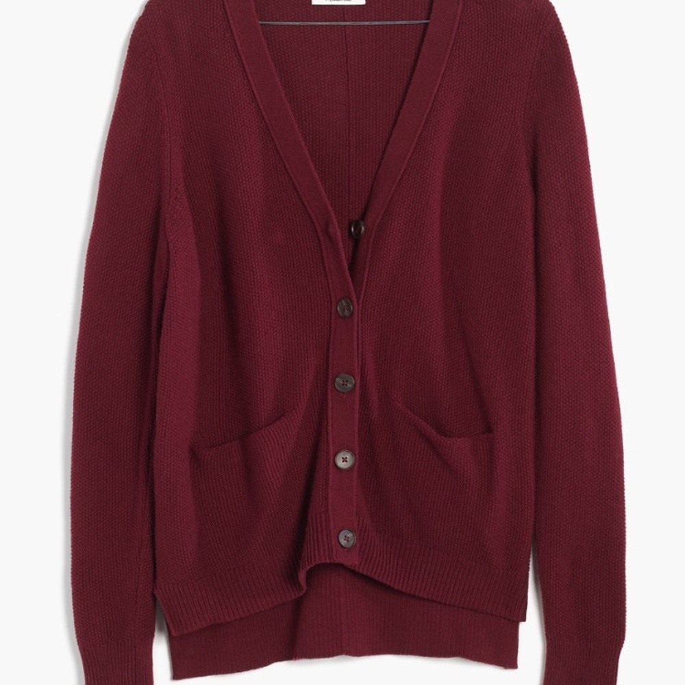 Madewell seed stitch cardigan sweater