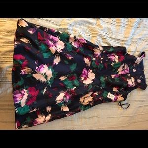Nine West floral fit and flare dress, size 10 NWT