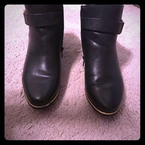 Black Booties Size 7