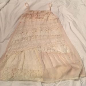 Lace shift dress