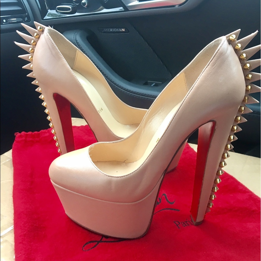 Christian Louboutin beige color beautiful