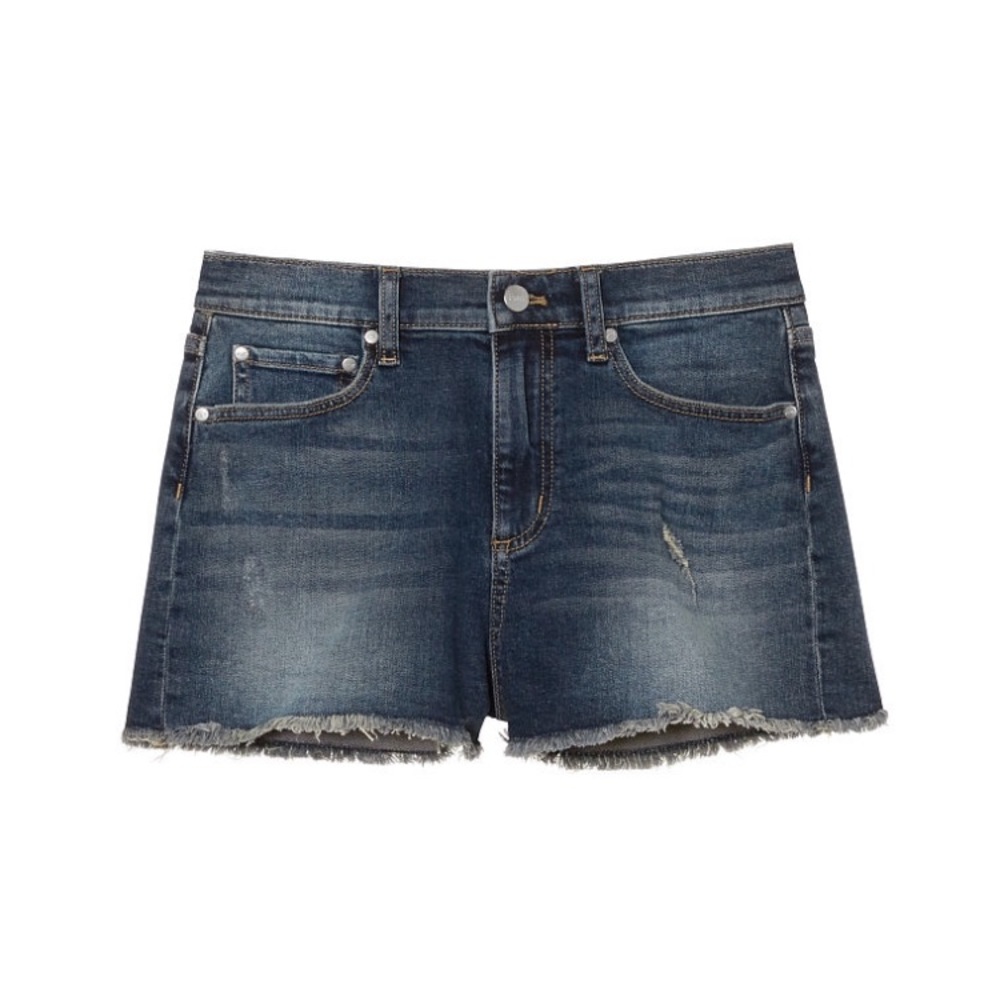 PINK HIGH WAIST DENIM SHORT