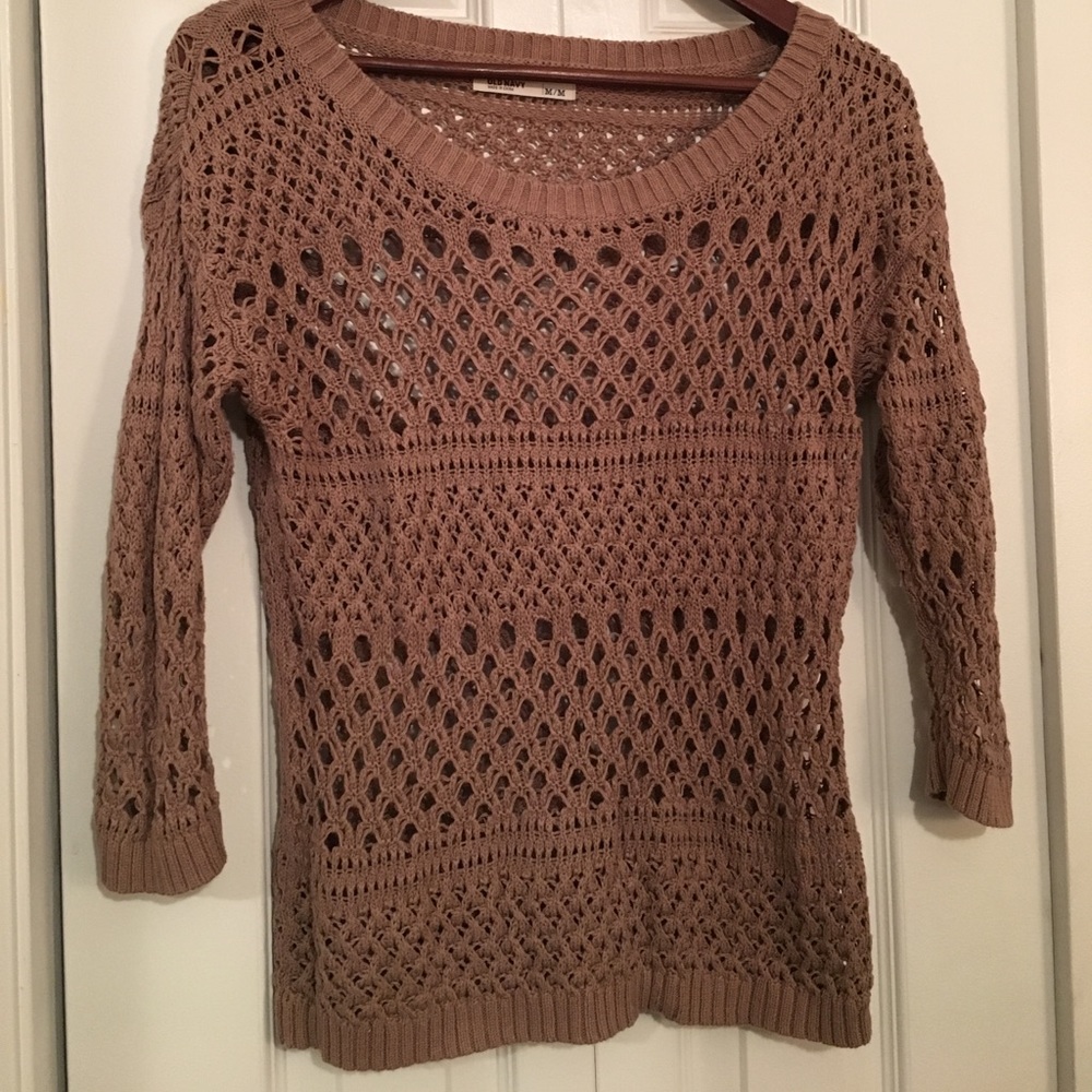 Old navy open knit sweater