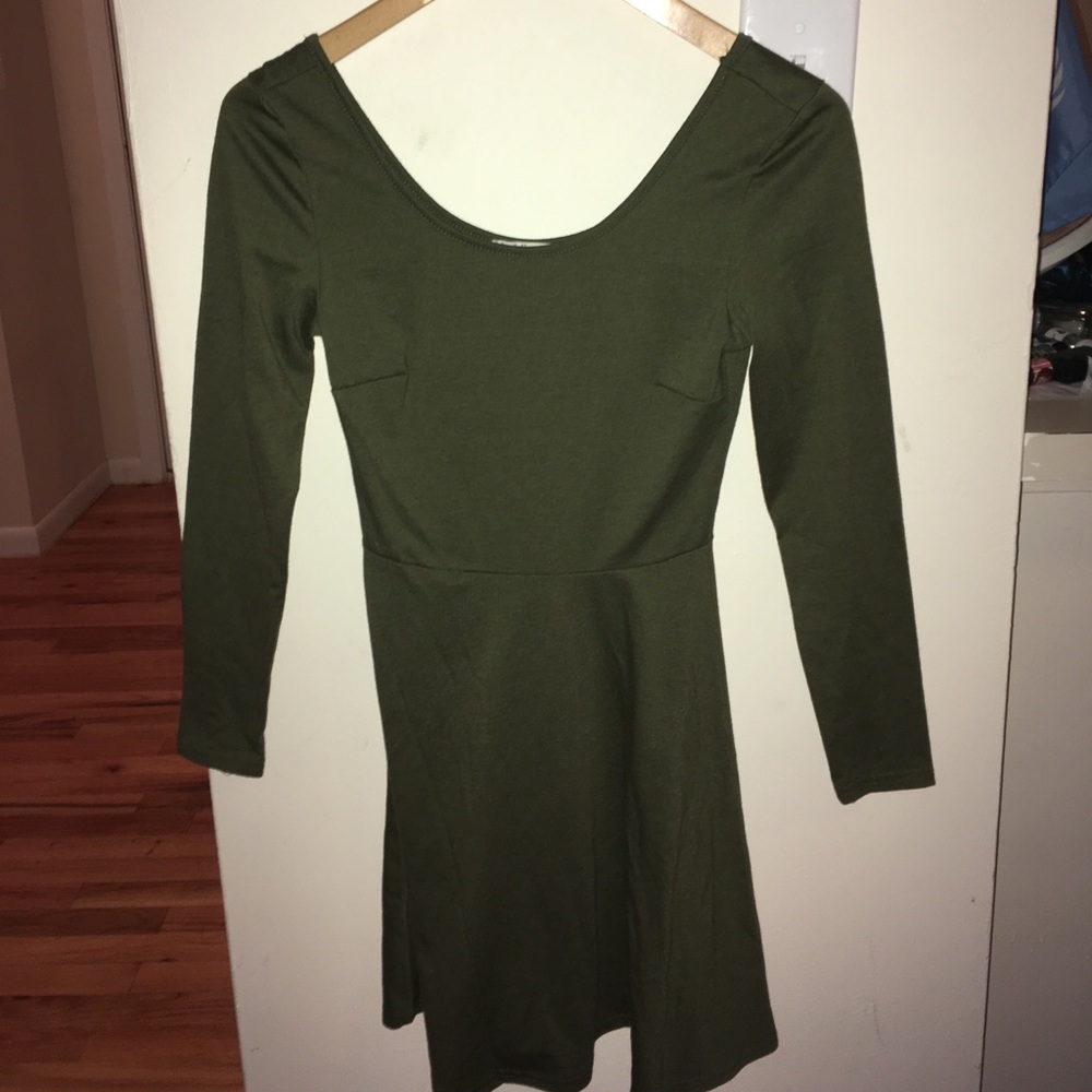 Charlotte Rousse long sleeve skater dress