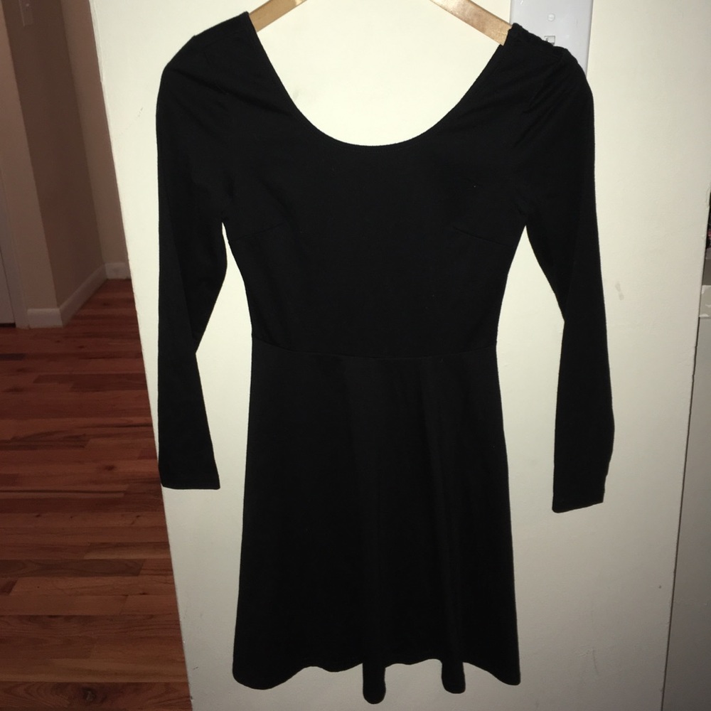Charlotte Rousse long sleeve skater dress