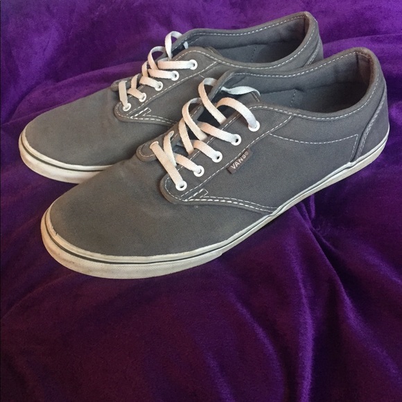 Grey Vans woman's size 11 - Picture 2 of 3