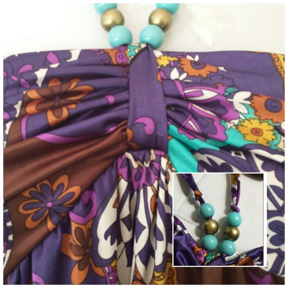 Halter beaded string Dress - Picture 4 of 8