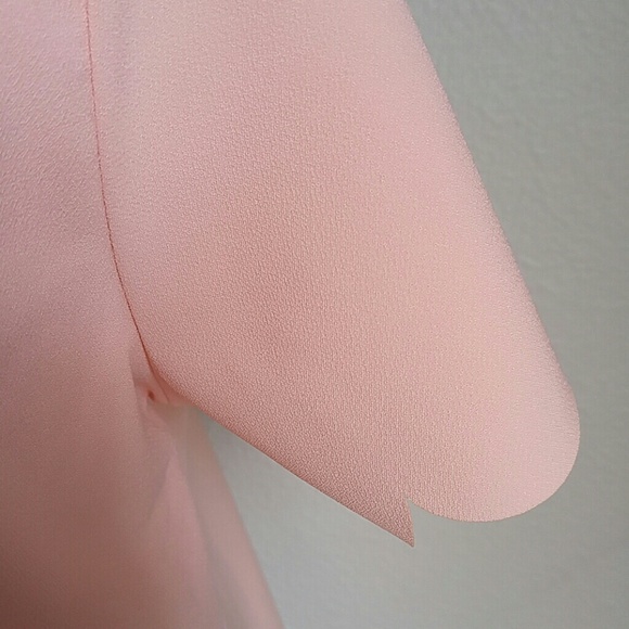L Blush pink scalloped edge top - Picture 4 of 4