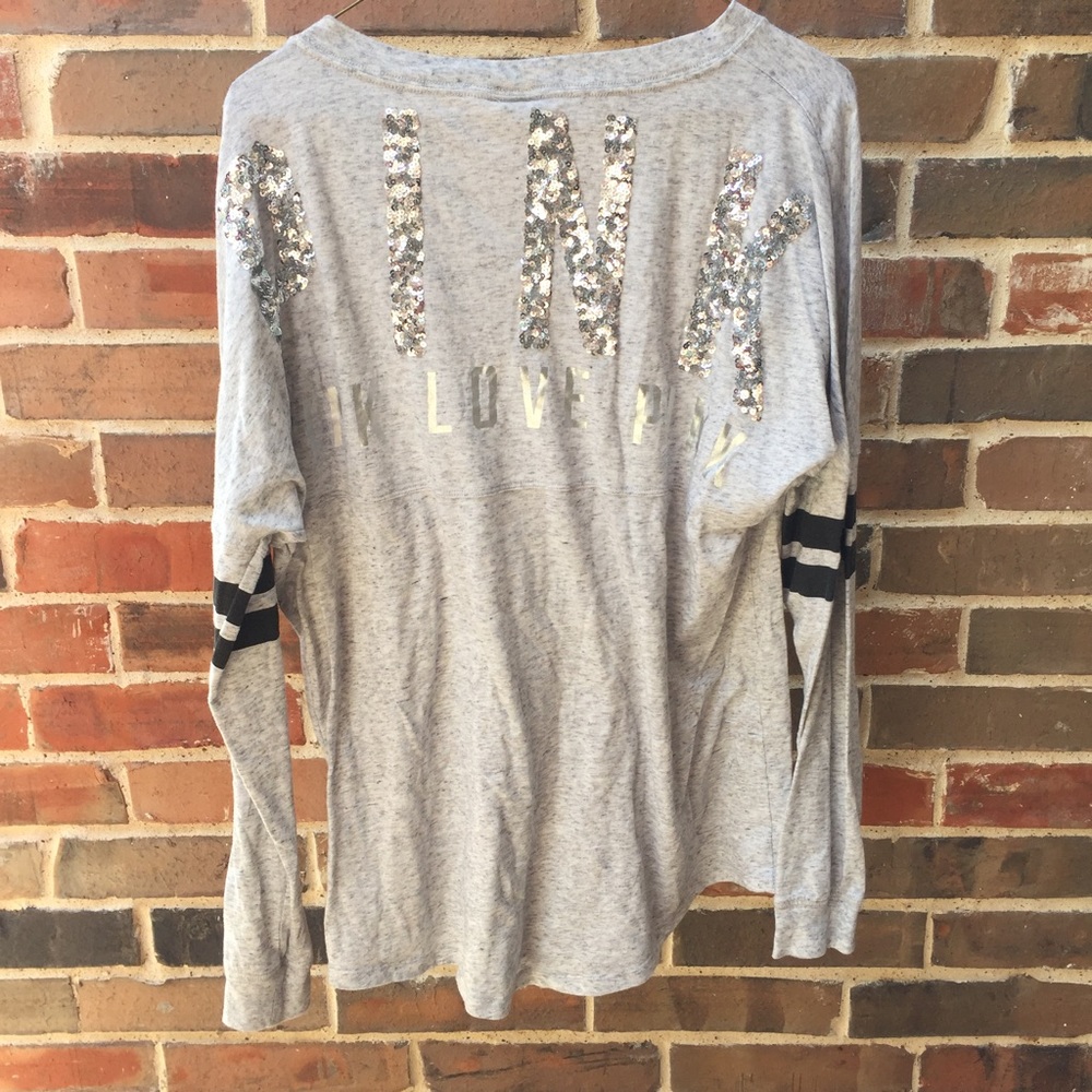 Glitter VS PINK long sleeve