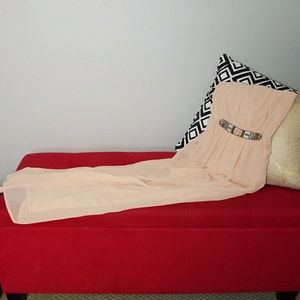 TRAFALUC ZARA CORAL MAXI DRESS