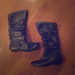 Aldo Black Leather Boots!