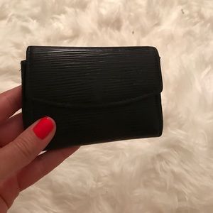 Authentic Louis Vuitton Epi Leather Black Wallet