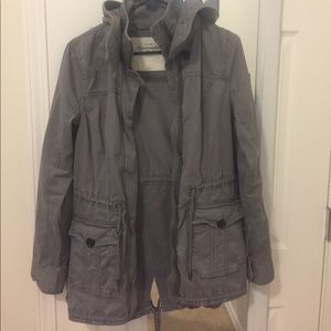 Abercrombie Grey Parka