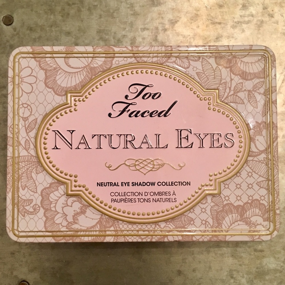 LIKE NEW Too Faced Natural Eyes eye shadow palette
