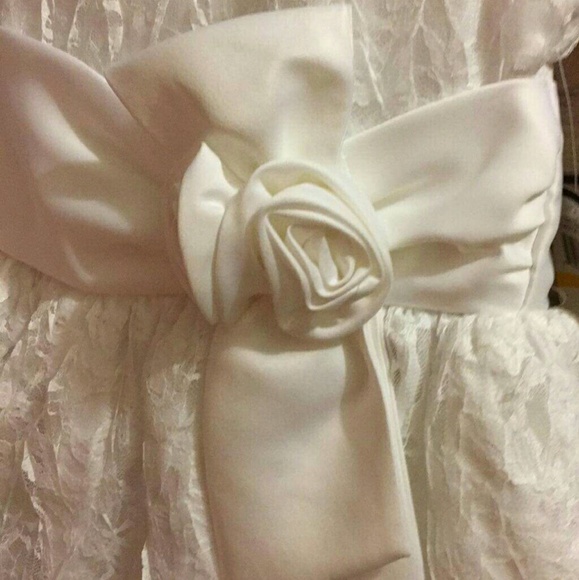 New by Jayne Copeland White sz 7 Tea Length Communion Baptism Wedding