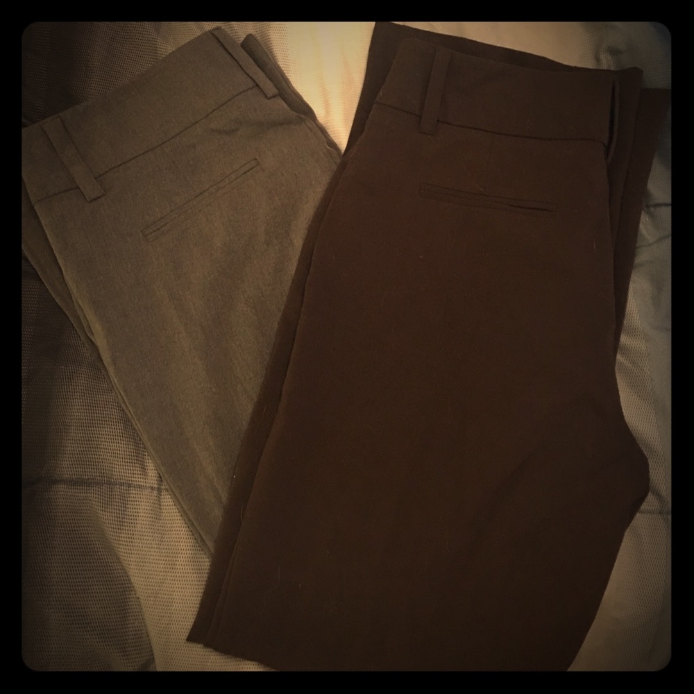 Gray and Brown dress slacks