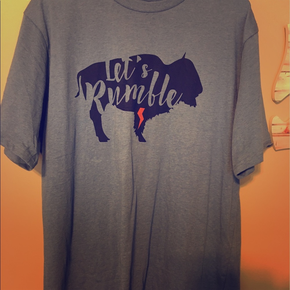 Blue ok can thunder shirt