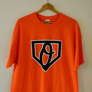 Men's X-Large Orange Graphic T-Shirt