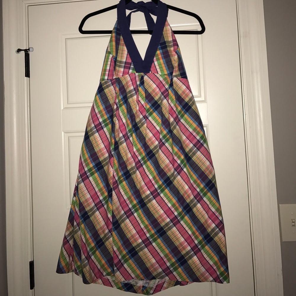 Lilly Pulitzer Madras Halter Dress