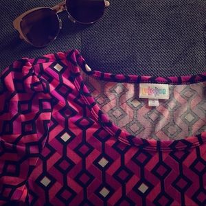 Lularoe Ana - Geometric and Pink