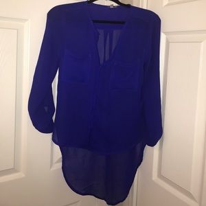 Royal Blue Blouse