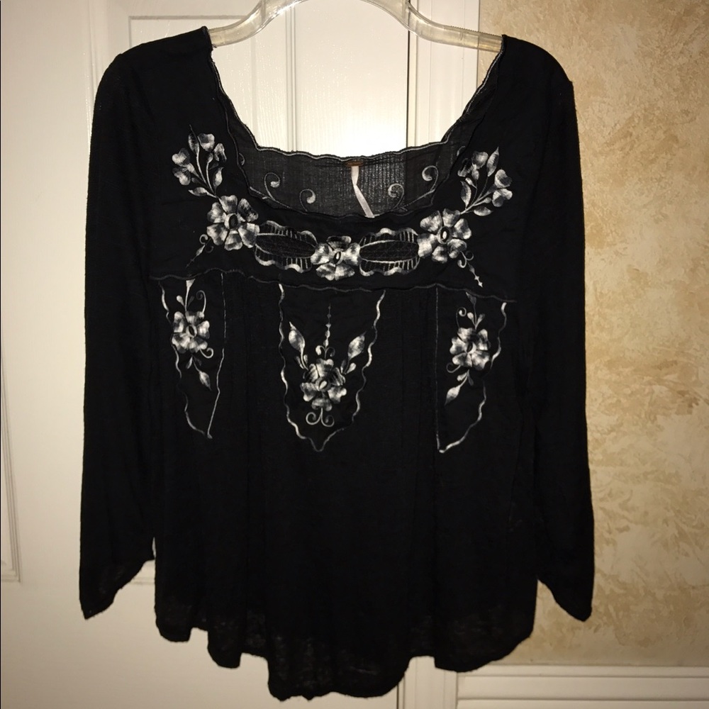 Free People Black Top