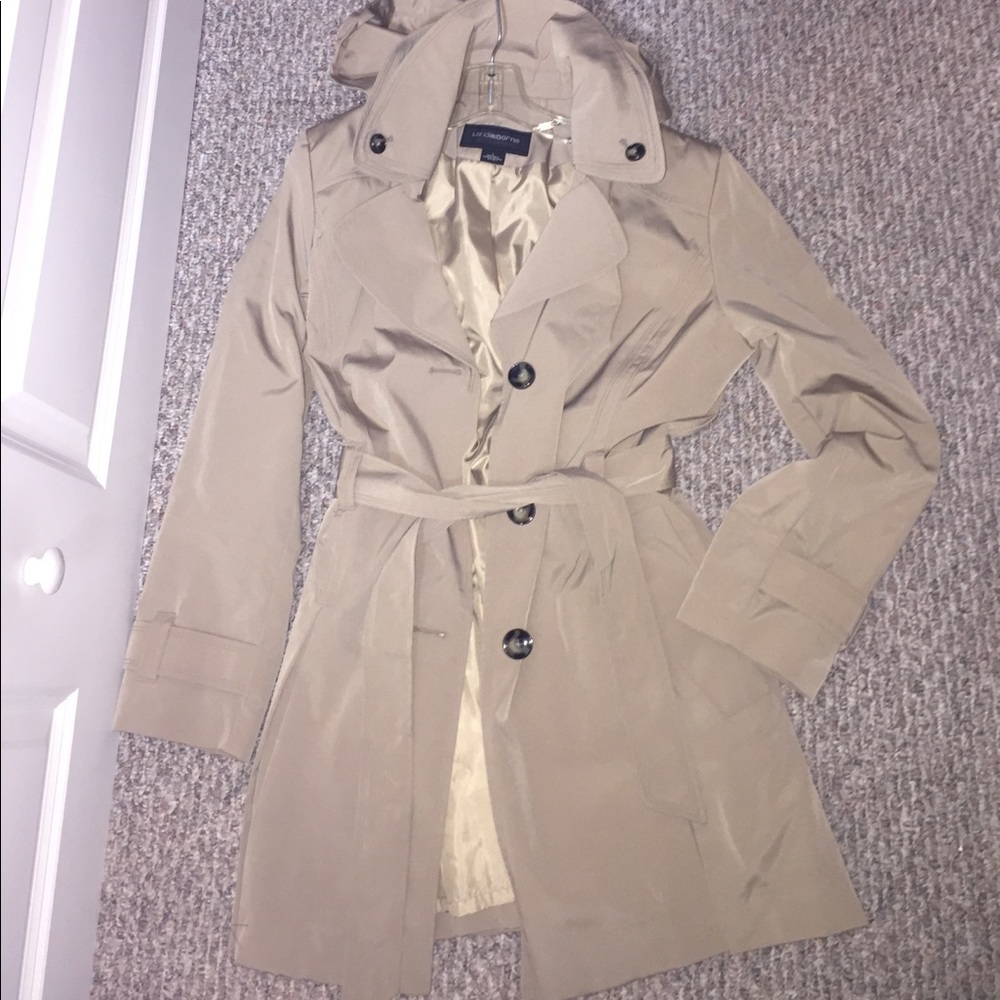 Large Liz Claiborne Trench Coat