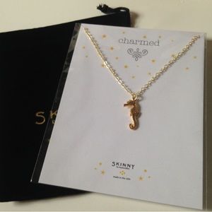 NWT Seahorse Dainty Charm Necklace