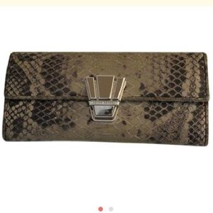 Henri bendel snake skin wallet