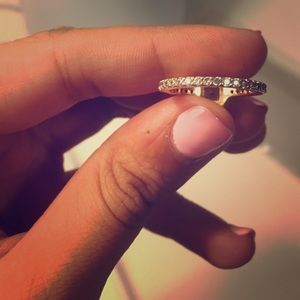 Rose gold pandora ring