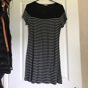 Striped Charlotte Russe T-Shirt Dress