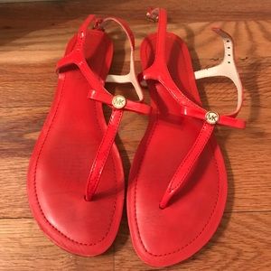 Michael Kors Red Bow Sandals