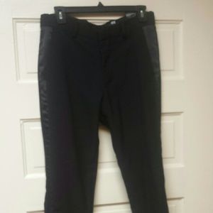 Mens H&M black tuxedo pants 32R