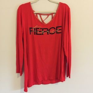 Lane Bryant LIVI Active Workout Long Sleeve Fierce Lane Bryant LIVI Active Workout Long Sleeve Fierce