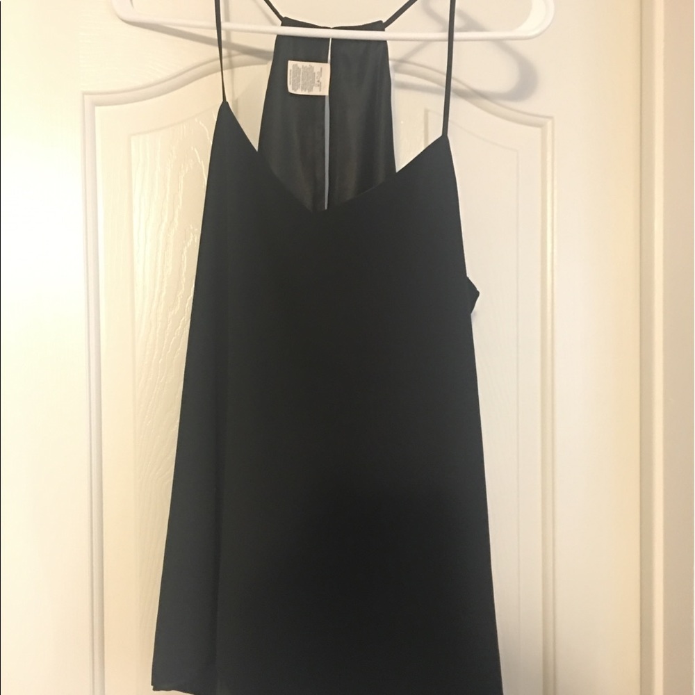 ✨SALE✨Black Express reversible silk top